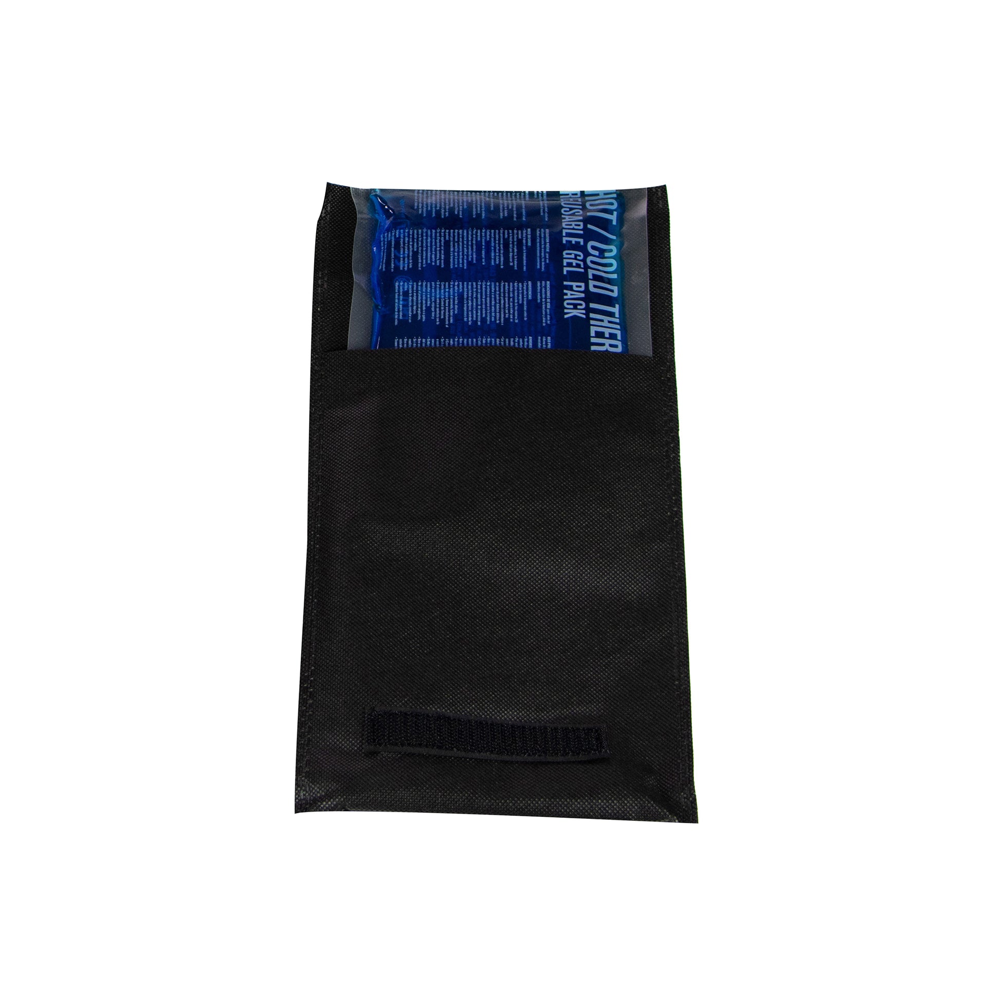 Photo Qui Montre La Pochette Pour Sac En Gel Pour Chaud-Froid Amovible Qui Peut S'enfiler À L'intérieur De La Ceinture Lombaire De Contention