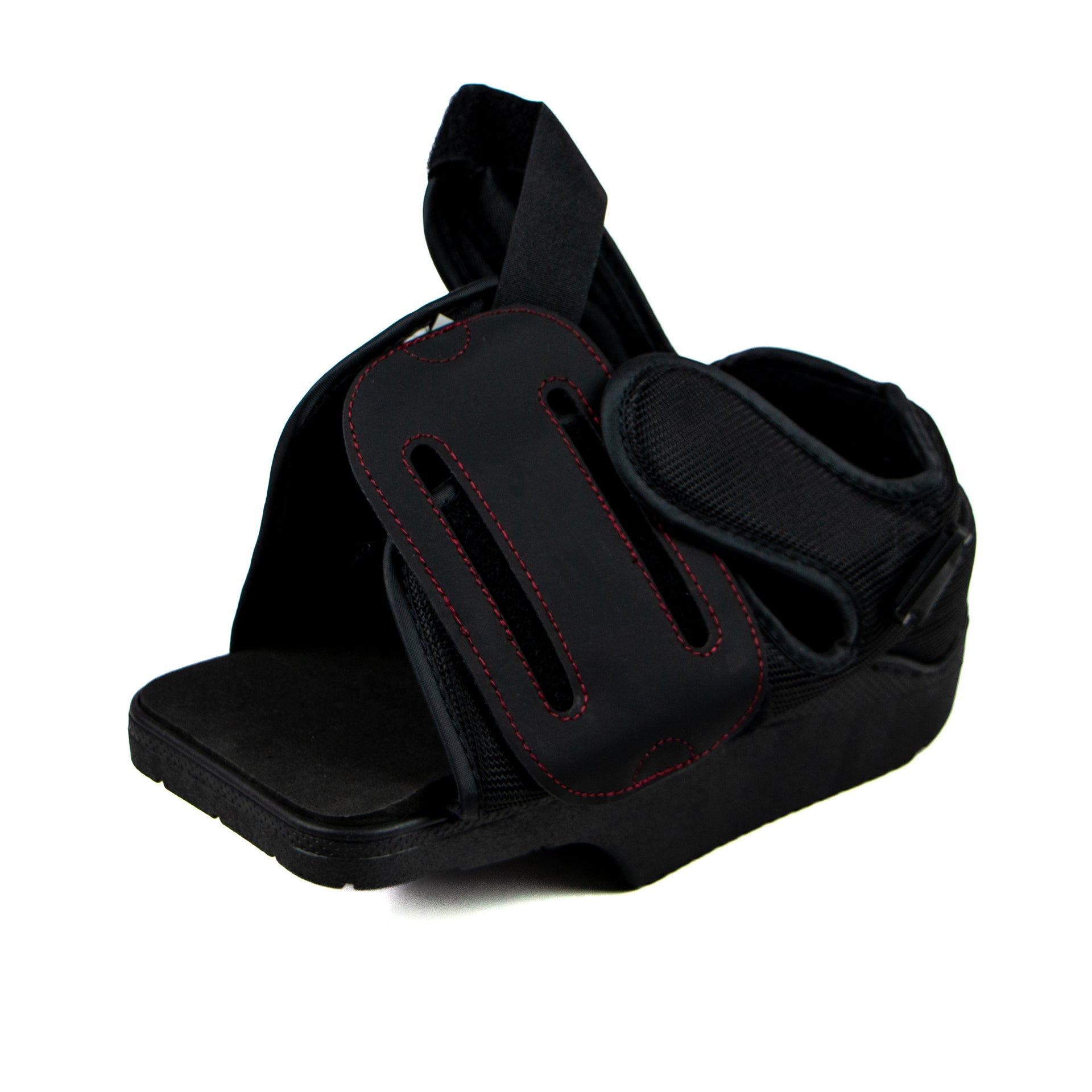 Sandale Post Opératoire  - Style Barouk - Pour Hallux Valgus - Orteils Ou Avant-pied - Vue Complète Avec La Sandale Ouverte Sans Pied