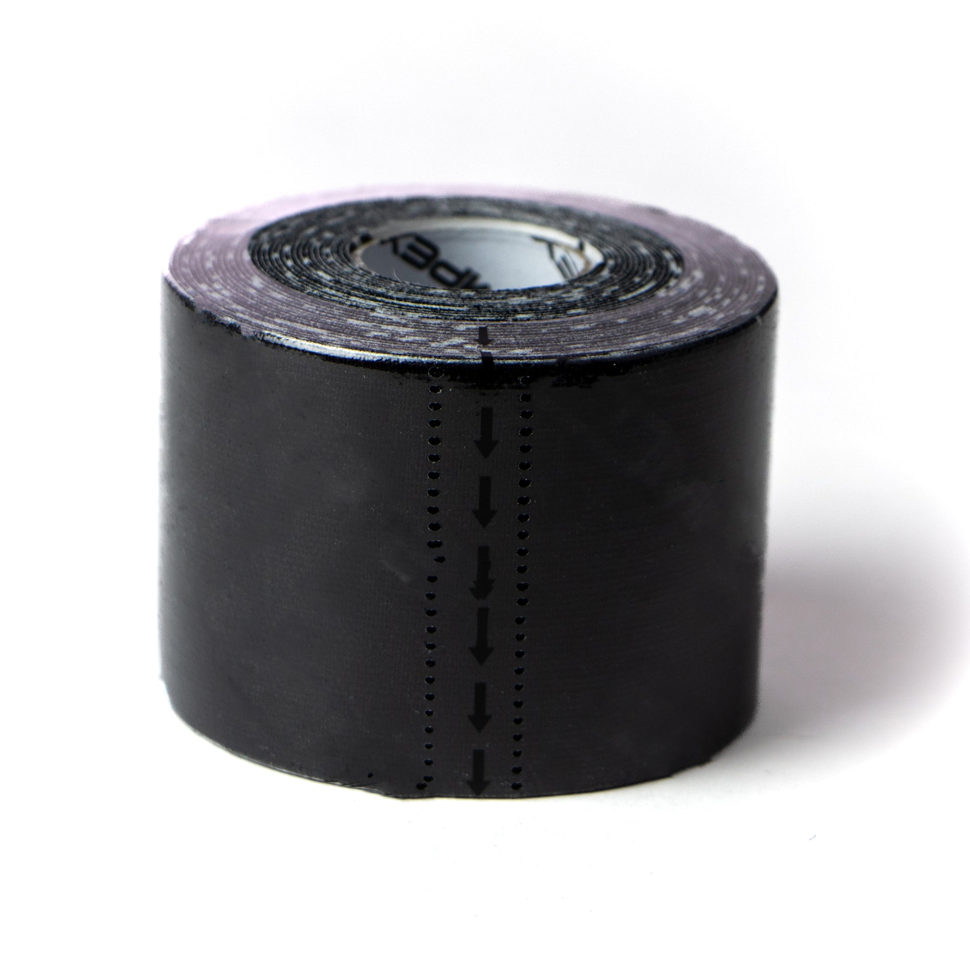 Rouleau De Taping Pour Genou De Couleur Noire - Vue Rapprochée