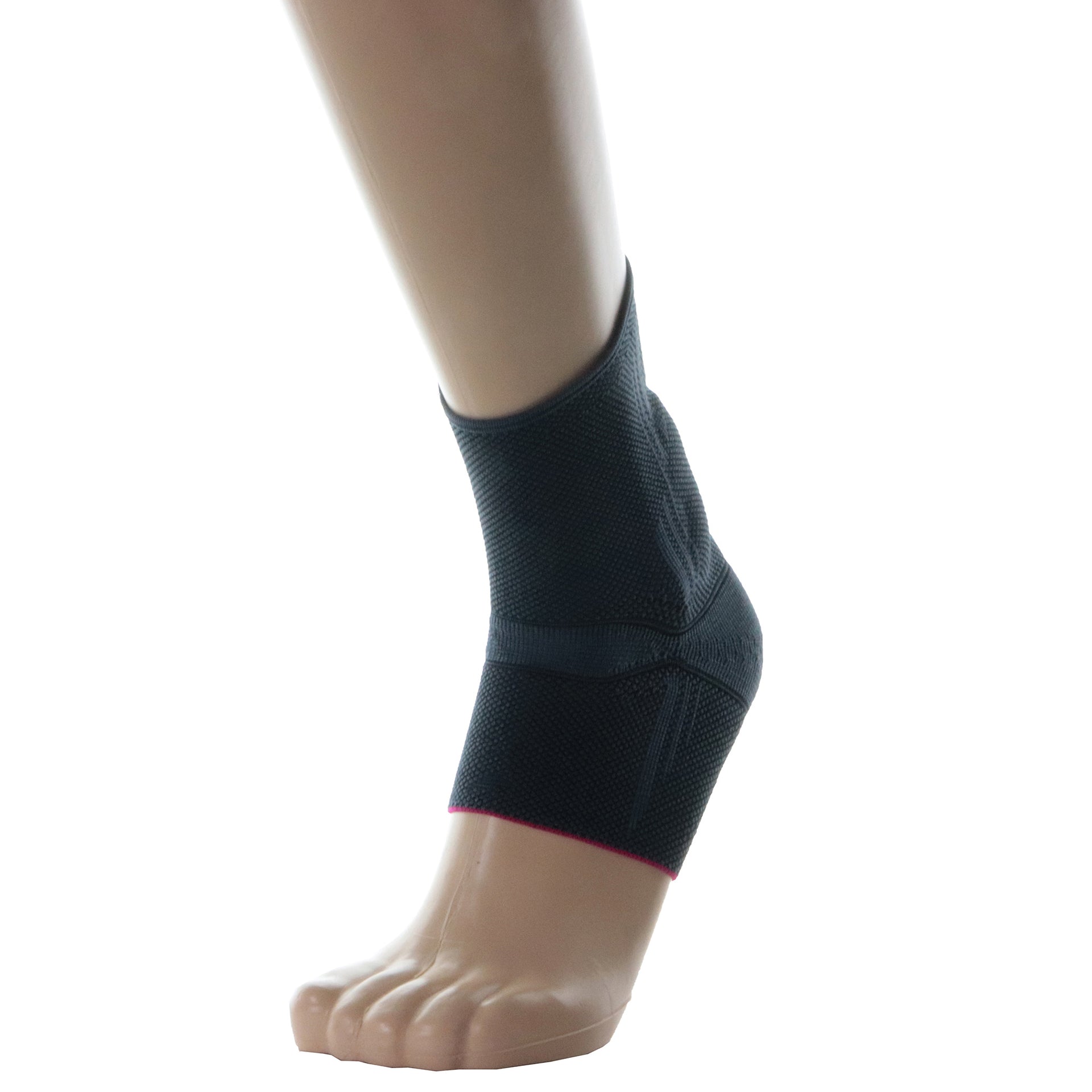 Attelle Tendon D'Achille De Compression Élastique Grise Vue Avant