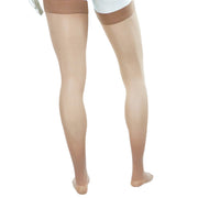 Bas De Compression 20-30 mmHg À La Cuisse Beige Pour Femme Doctor Brace Vue Arrière