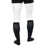 Bas De Compression 30-40 Homme Au Genou Bleue Marine Doctor Brace Actiman Vue Proche Mollets