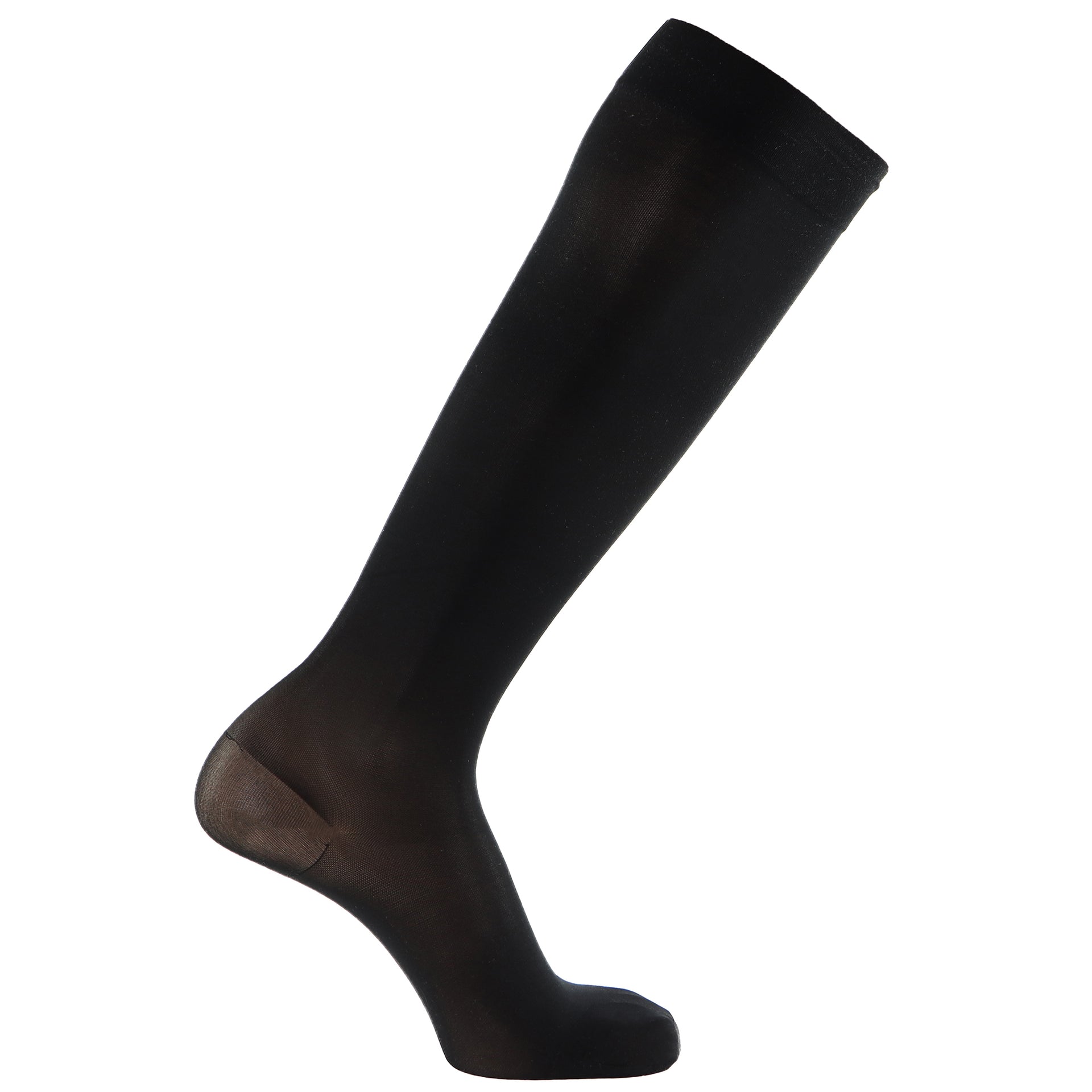 Paires De Bas De Compression Pour Femme En 20-30 mmHg Ou 30-40 mmHg Au Genou Couleur Noire