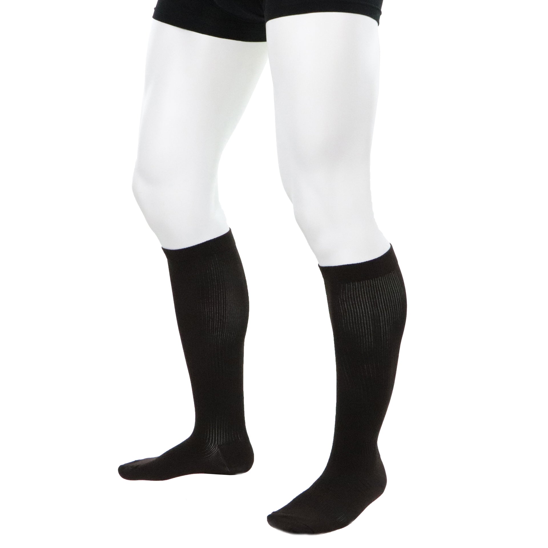 Bas De Compression Médicaux Pour Homme 20-30 Au Genou Doctor Brace Actiman Bruns Côté Gauche