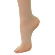 Bas De Compression Sheer Beige Doctor Brace Au Genou 30-40 mmHg Vue Du Talon Et Du Bout Du Pied Renforcé