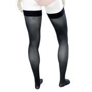 Bas Support 20-30 À La Cuisse Longs Noirs Doctor Brace Vue Arrière