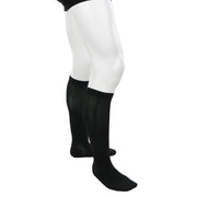 Bas Support 20-30 mmHg Pour Mollets Homme Noirs Doctor Brace Actiman Vue Deux Jambes Avec Focus Sur Les Orteils