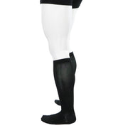 Bas Support 30-40 mmHg Aux Genoux Pour Homme Noirs Doctor Brace Actiman Vue Côte Gauche