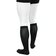 Bas Support Longueur Aux Genoux 20-30 mmHg Pour Homme Noirs Doctor Brace Actiman Vue Proche Mollet Et Cheville