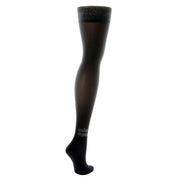 Bas Support Mediven Elegance Vue Du Mollet Noirs Longs