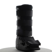 Botte De Décharge Air Cast Pédiatrique Longue Noire Vue Avant Droite