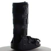 Botte De Décharge Pédiatrique Pour Fracture Du Pied Haute Noire Vue En Biais