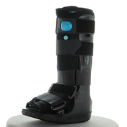 Botte De Décharge Pneumatique Longue Noire Avec Pompe À Air Bleue Vue Côté Gauche