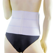 Ceinture Abdominale Pour Abdominoplastie Carina Moda Largeur De 9 Pouces Blanche Vue De Derrière