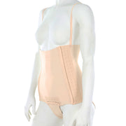 Ceinture Post Chirurgie Abdominale Pour Femme Couleur Beige Ajustable Vue Du Côté Gauche