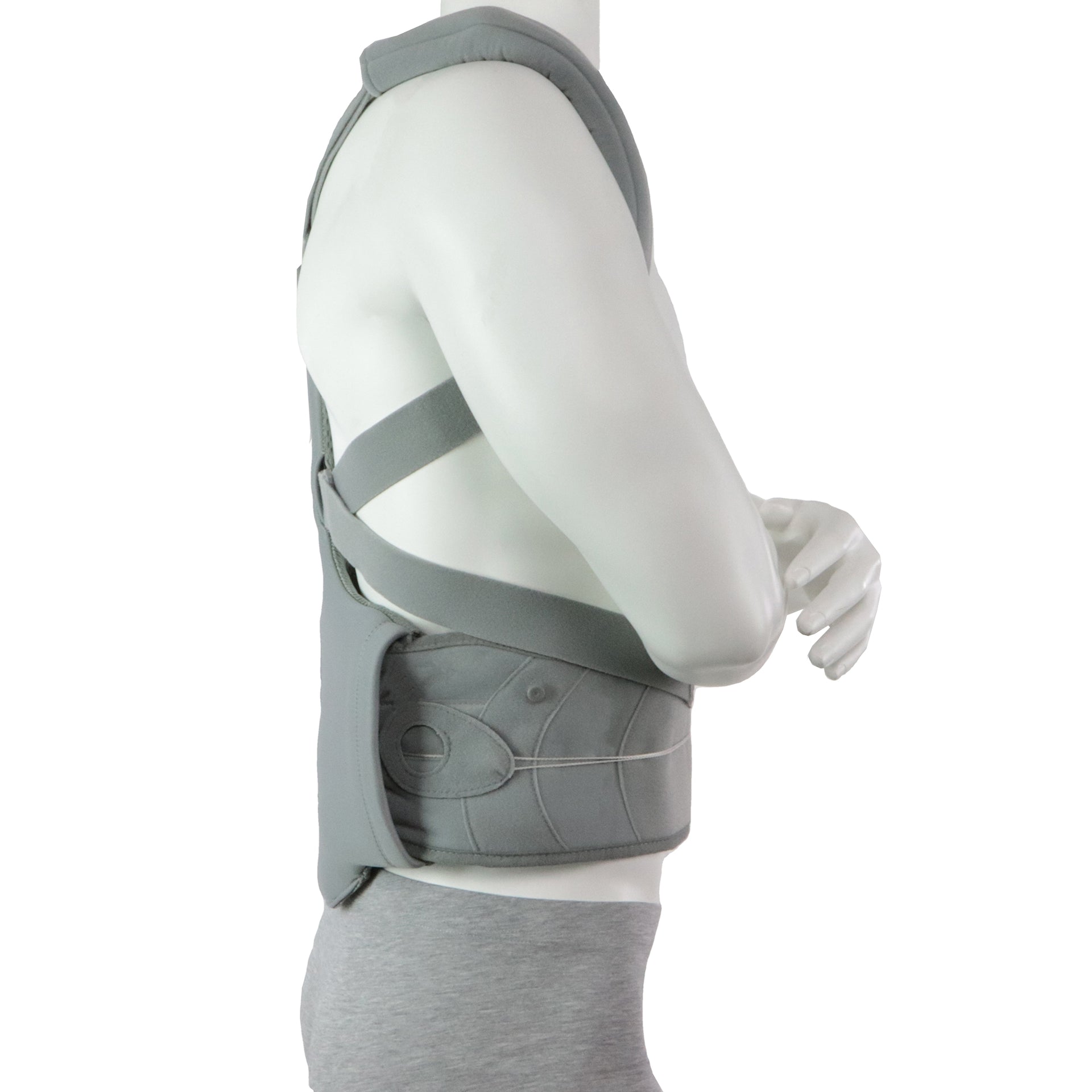 Ceinture Pour Le Dos Homme Lombaire Et Thoracique De Décharge Vue Latérale