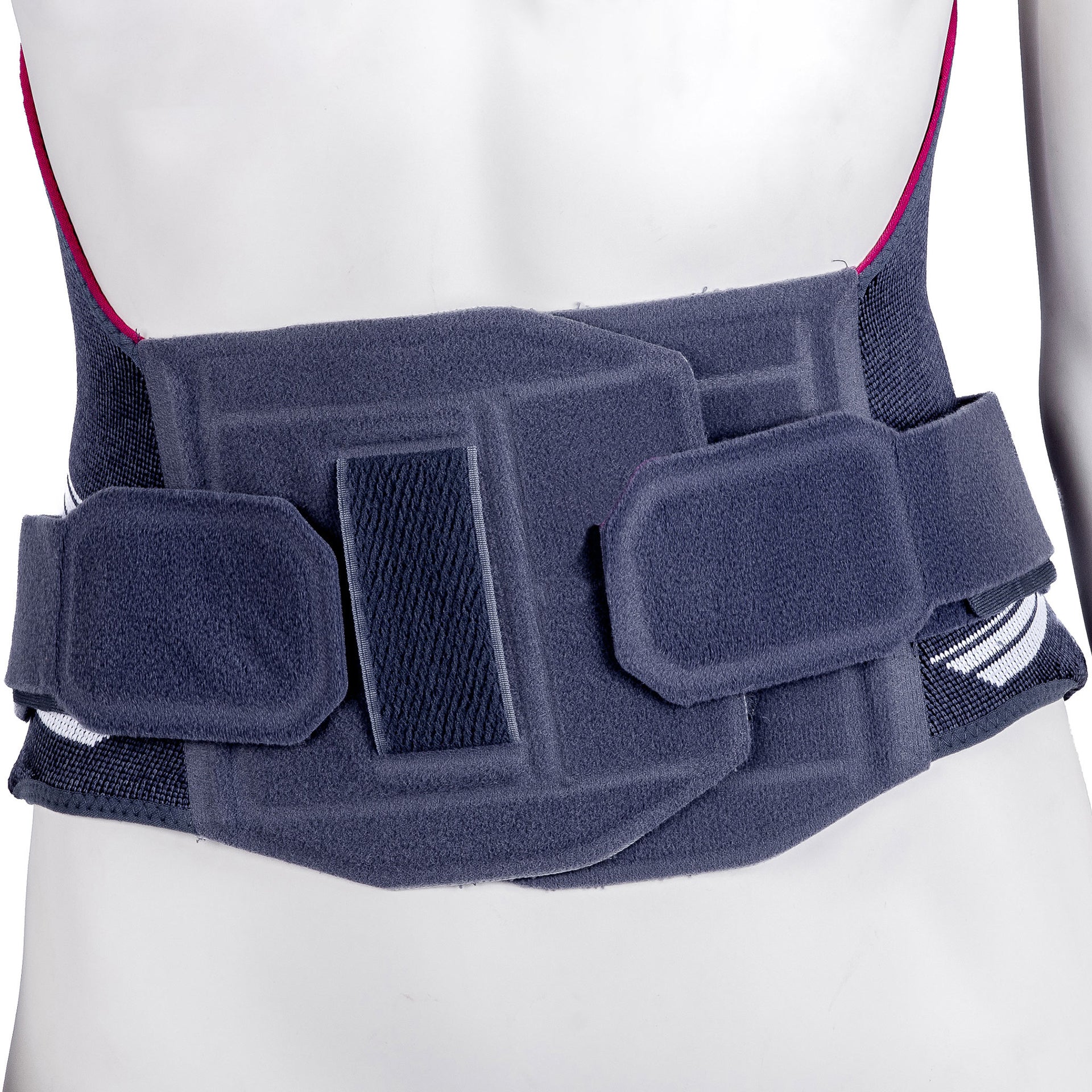 Ceinture Pour Le Dos Homme Haute Avec Support Rigide Et Compression Pour Douleurs Lombaire Vue Frontale