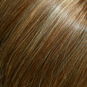 Perruque Cheveux Humains Naturels Avec Mèches Jon Renau Lea Couleur Chocolat fs26-31s6