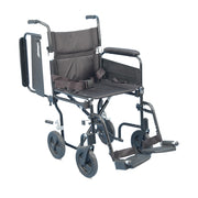 Fauteuil Roulant Airgo Comfort Plus Pour Aîné De 17 pouces Couleur Noire