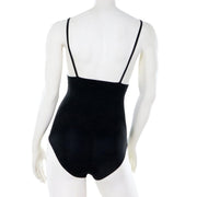 Gaine Après Abdominoplastie Ou Liposuccion Abdominale De Compression Réglable Noire Vue De Derrière