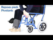 Chaise De Transport Tout Terrain Avec Roues Arrière 12 Pouces - Vidéo De Présentation