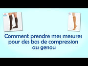Vidéo Informatif: Prendre Des Mesures Pour Des Bas De Compression 20-30 ou 30-40 Pour Femmes