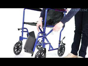 Fauteuil Roulant Léger Et Pliable Pour Aînés - Vidéo De Présentation