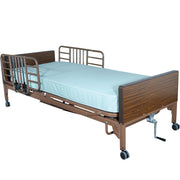Lit Médial Simple Automatique Avec Matelas Et Barrières De Lit D'hôpital