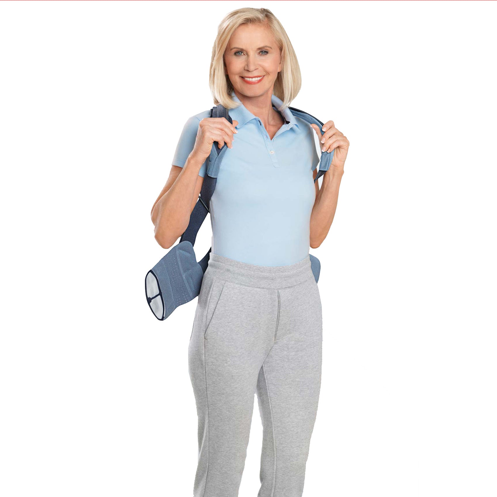 Orthèse Ostéoporose Dos Pour Femmes Couleur Grise Vue Comment L'enlever