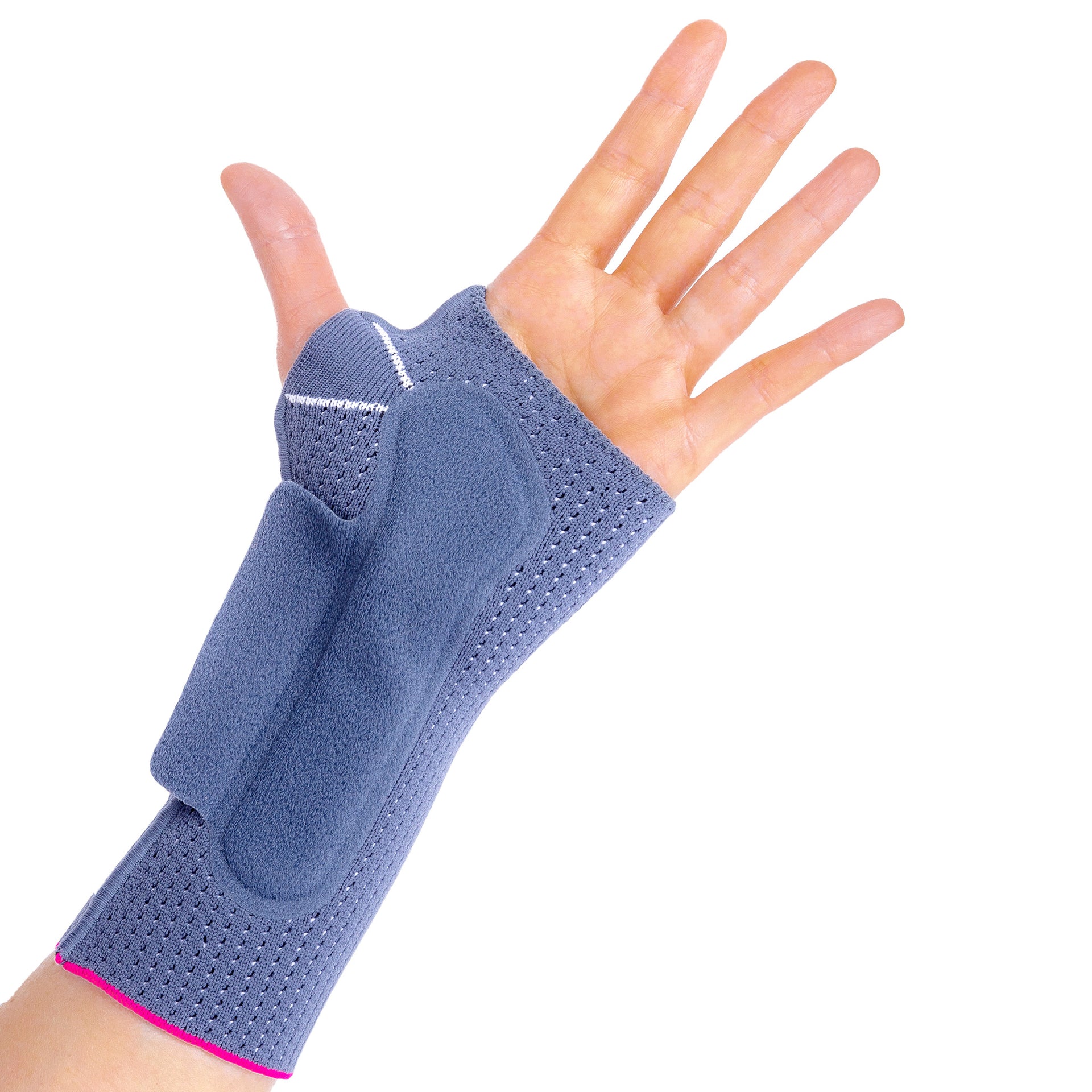 Orthèse Poignet De Stabilisation Souple Avec Tige Vue Paume De La Main Droite