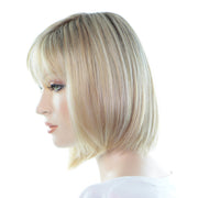 Perruque Cheveux Blonds Racines Foncées Scorpio Vue Profil Gauche