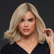 Perruque De Cheveux Naturels Blonde Lisse Mi Longueur Jon Renau Carrie