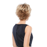 Perruque Cheveux Synthétiques Courts Blonds Jon Renau Jazz Vue De Derrière