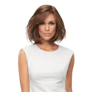 Perruque Femme Avec Cancer En Chimio Mi-Longue Lisse Lace Front Brune Cameron Coiffure 3