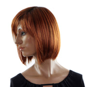 Perruque Femme Noire Synthétique Lisse Scorpio Vue Profil Gauche