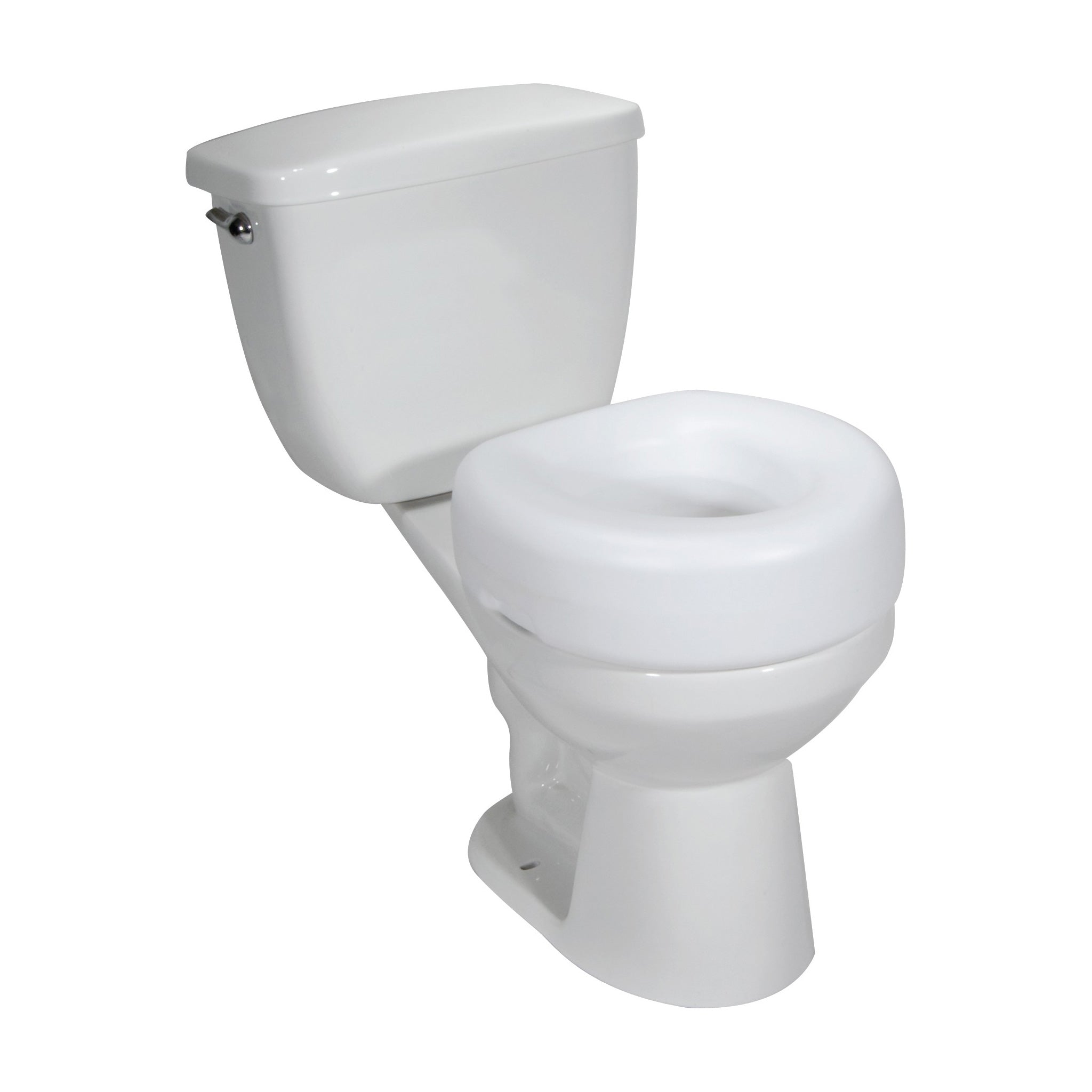 Rehausseur De Siège De Toilette Blanc - Pour Adulte Et Enfant