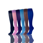 Ensemble de bas de compression pour femme multicolores, choix varié pour le confort quotidien - Softmedi