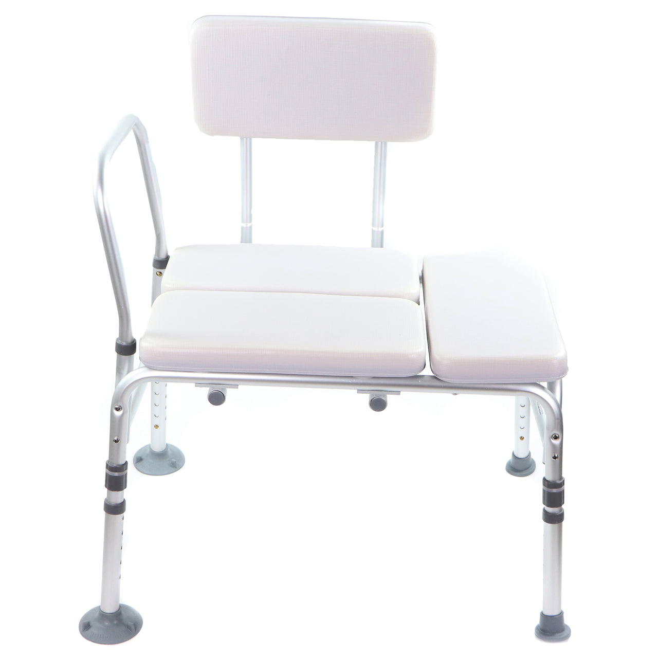 Banc De Transfert Pour Baignoire Coussiné Blanc Avec Accoudoir