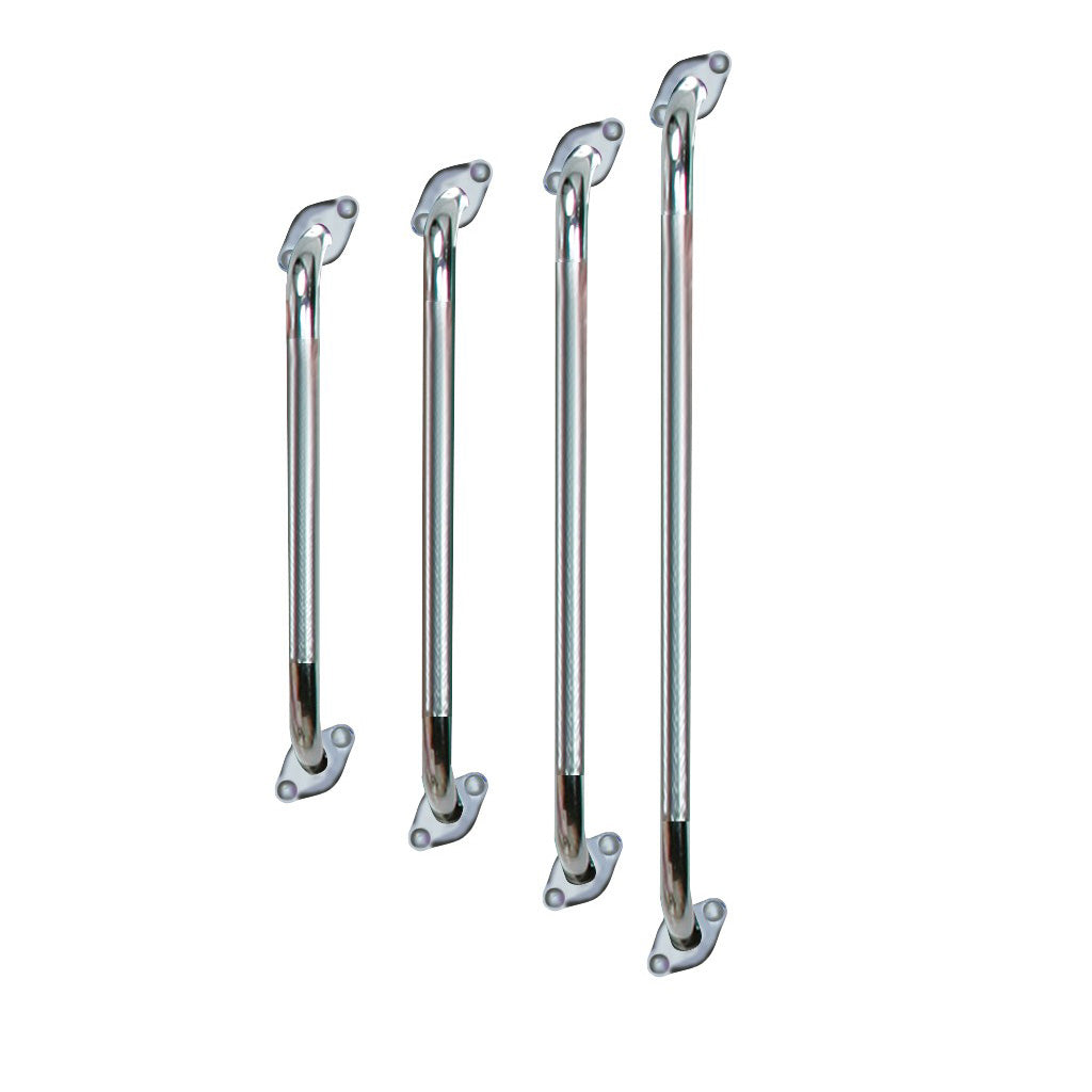Barre D'appui Pour Le Bain À Bride Rotative Longue Ou Courte Chromée Présentation Des Grandeurs