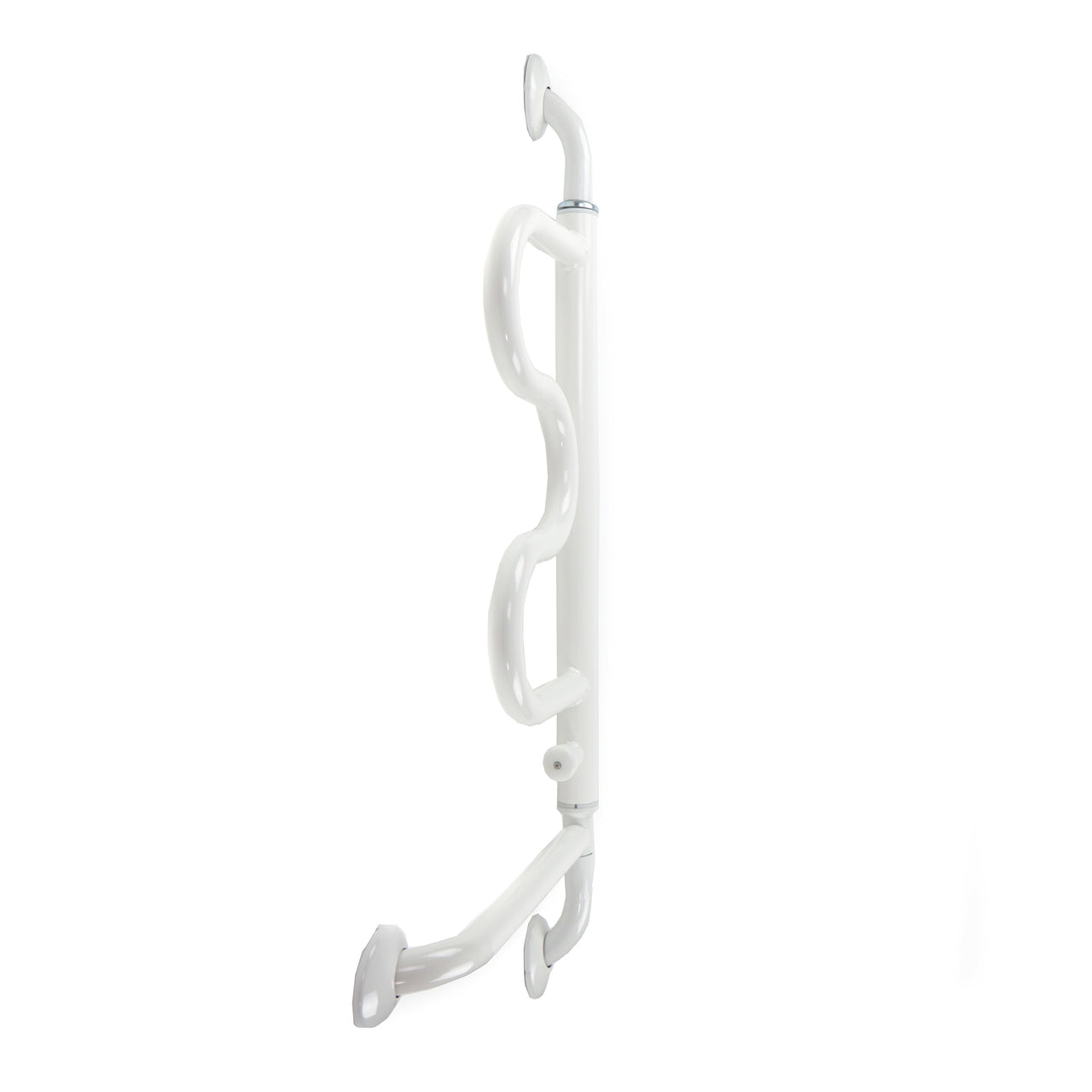 Barre D'appui Pour Le Bain Ou De Douche En L Avec Poignée En M Pliable Et Pivotante  Vue Rangée