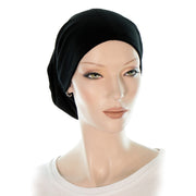 Bonnet De Chimio En Bambou Noir Beanieband