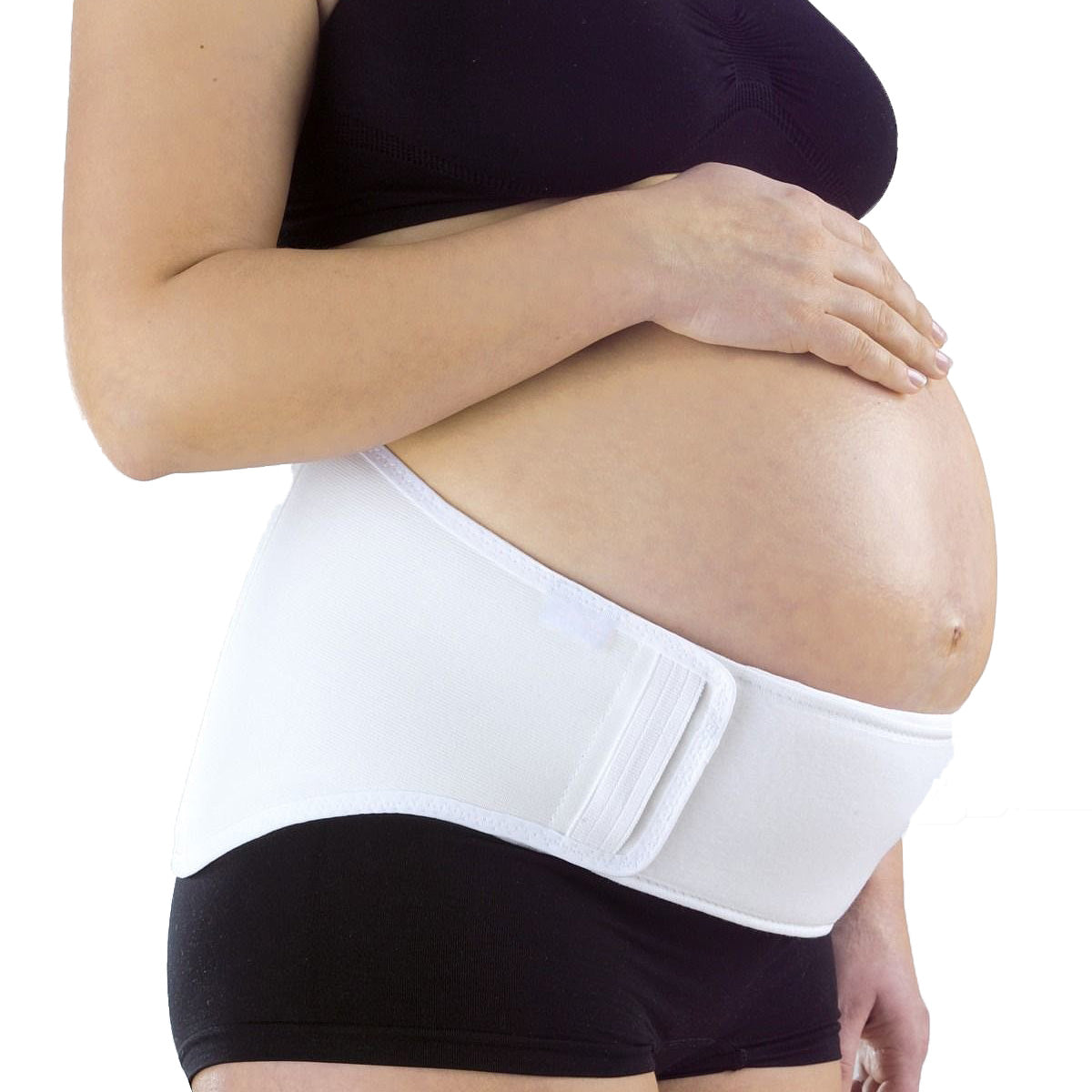 Ceinture De Maternité Pour Dos De Femme Enceinte Couleur Blanche