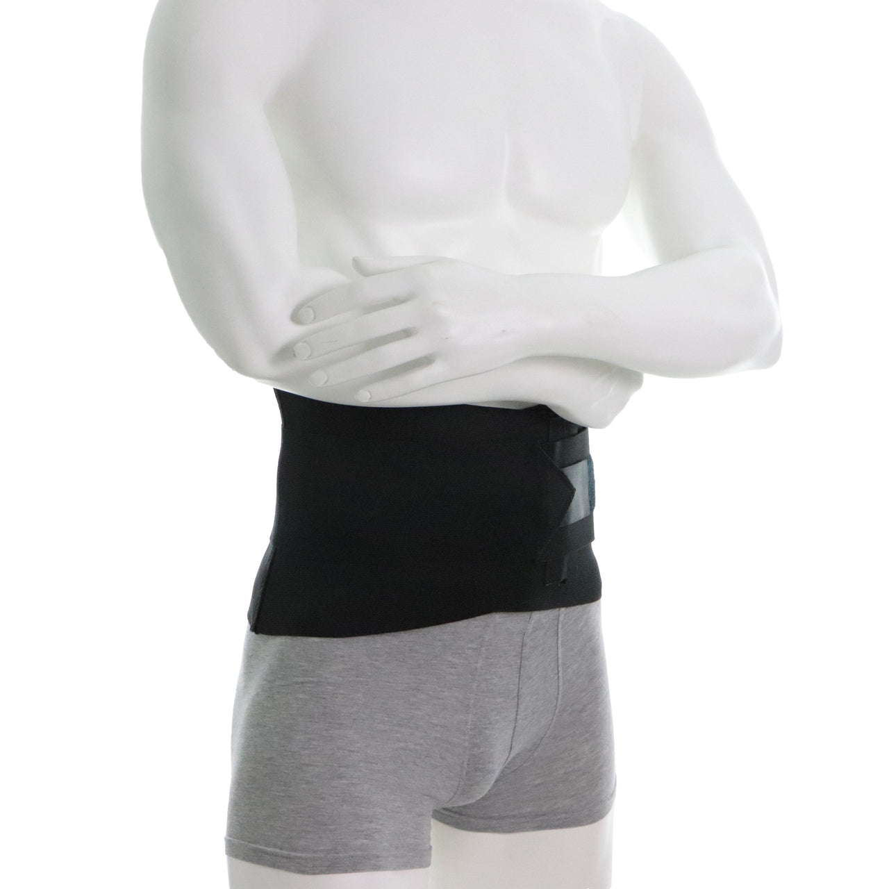 Ceinture Dorsale Discrète Noire Portée Par Un Homme