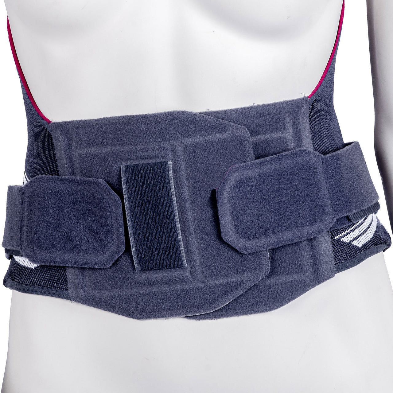 Ceinture Dorsale Femme Pour Douleurs Lombaires Avec Soutien Rigide Et Tissu De Compression Vue De L'ajustement En avant