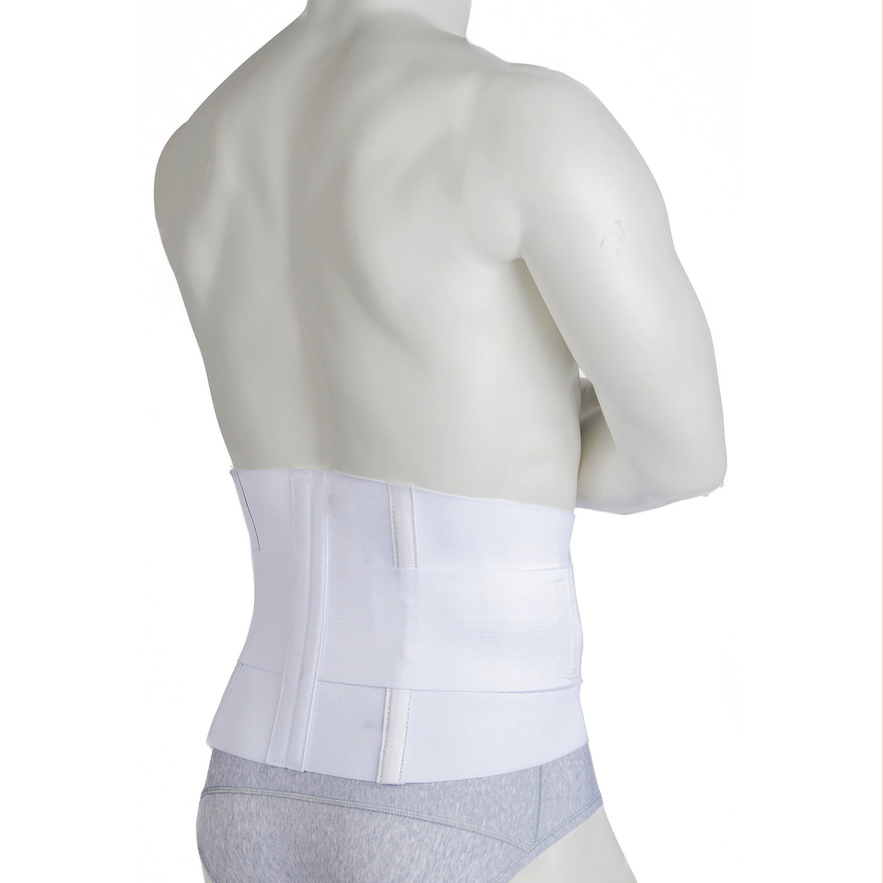 Ceinture Lombaire Couleur Blanche Vue Dos