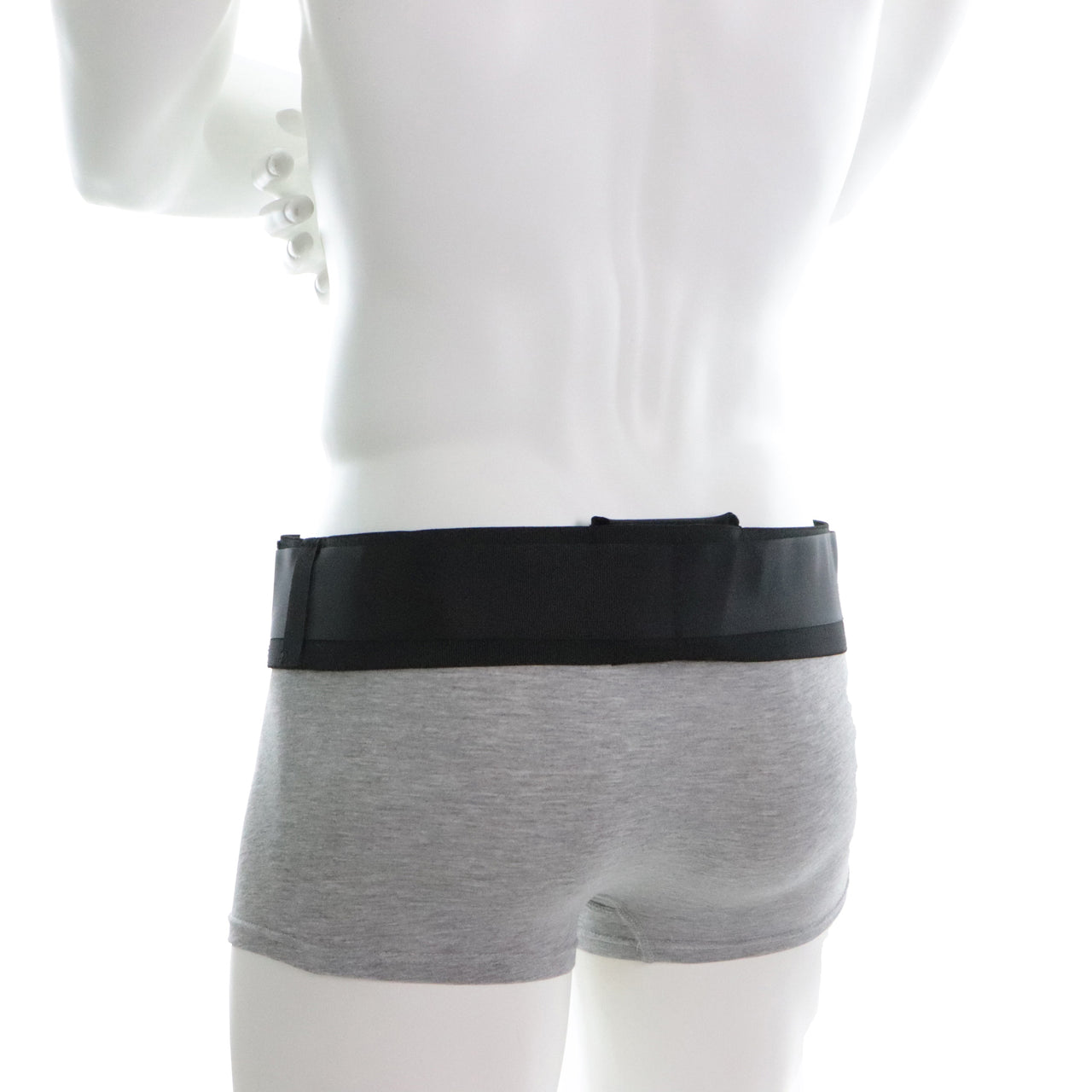 Ceinture Sacroiliaque Discrète Noire Homme Vue Dos