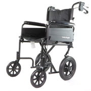 Chaise De Transport Pour Personne Âgée Airgo Comfort Plus XC Ouverte Mais Sans Repose-pieds Installés