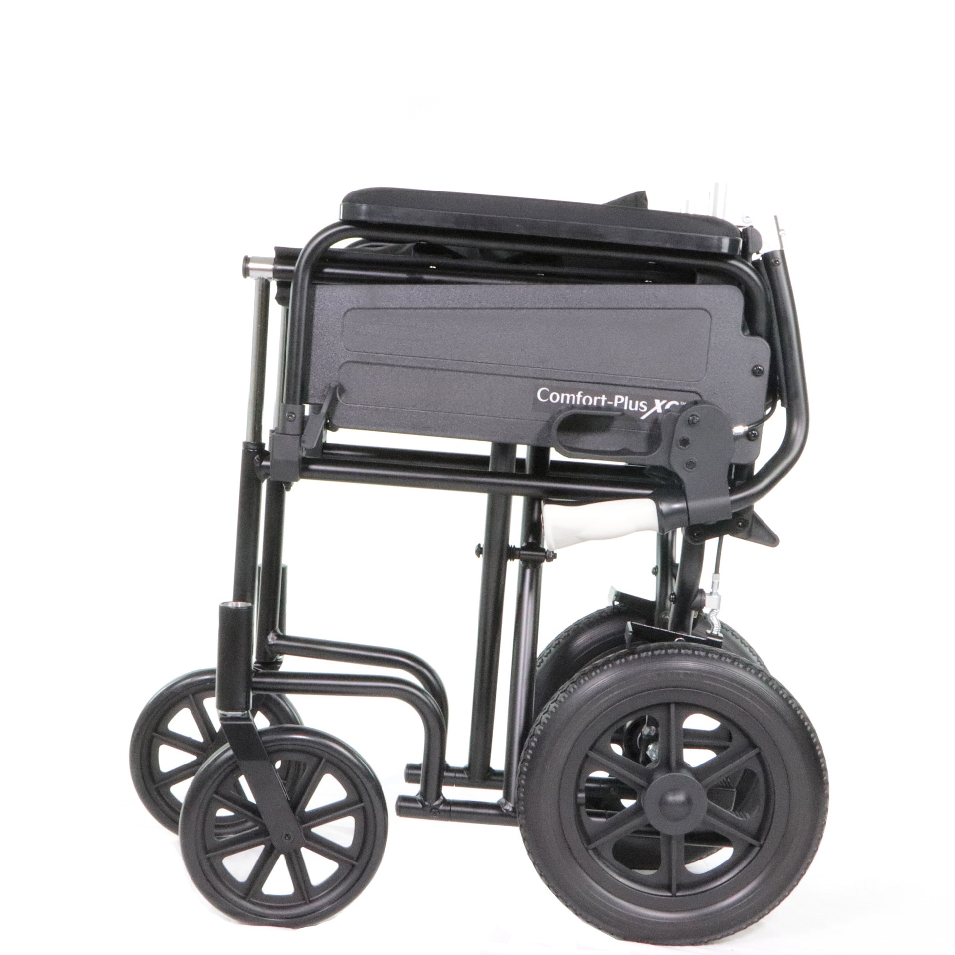 Chaise Roulante De Transport Airgo Comfort-Plus XC Vue Pliée Complètement