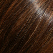 Perruque Cheveux Humains Naturels Avec Mèches Jon Renau Sophia Couleur Chocolat fs-4-33-30a