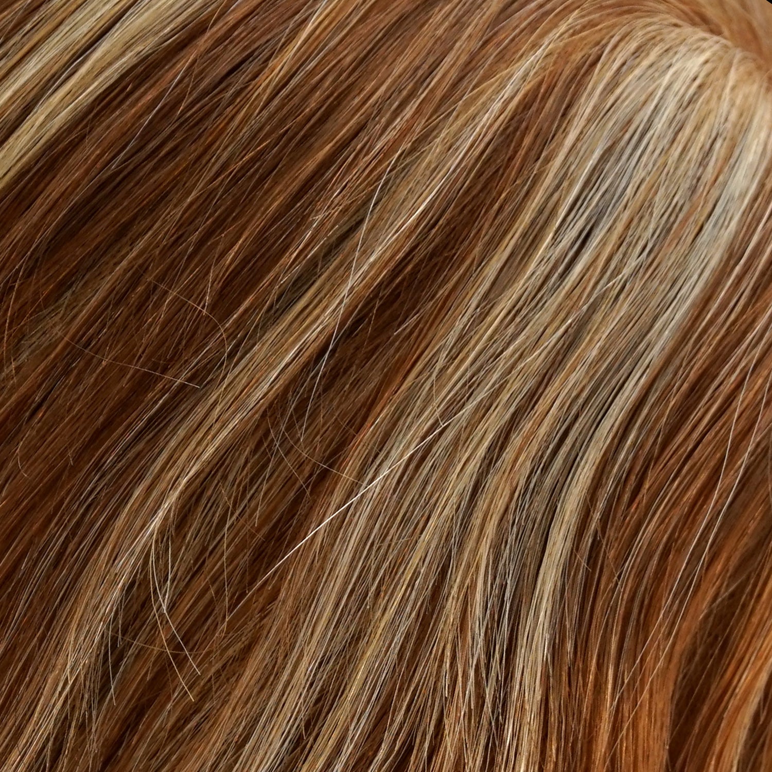 Perruque Cheveux Humains Naturels Avec Mèches Jon Renau Sophia Couleur Sirop fs26-31